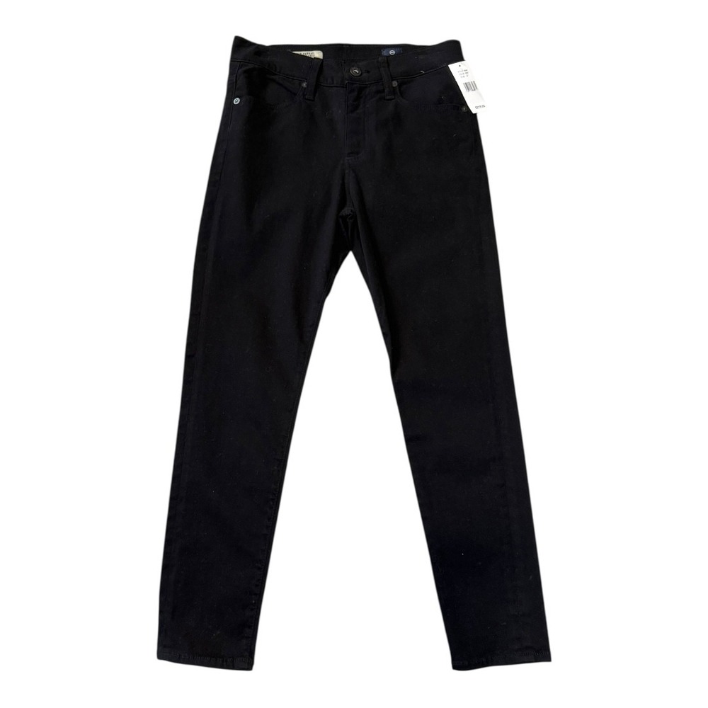 AG Adriano Goldschmied The Farrah Skinny Crop Jeans Black High Rise Size 4‎ (27)